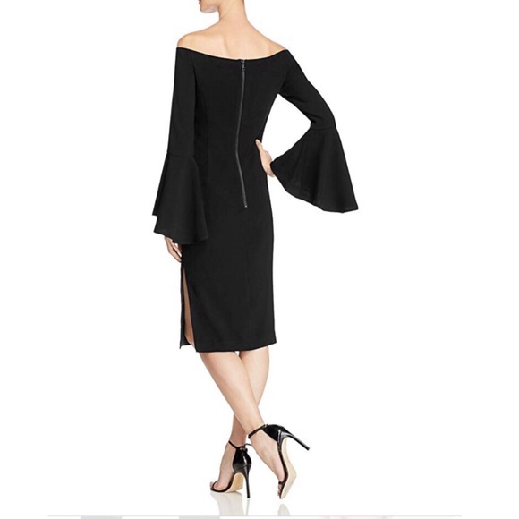 BARDOT 🖤 'Solange' Off Shoulder Midi Dress - Picture 4 of 7